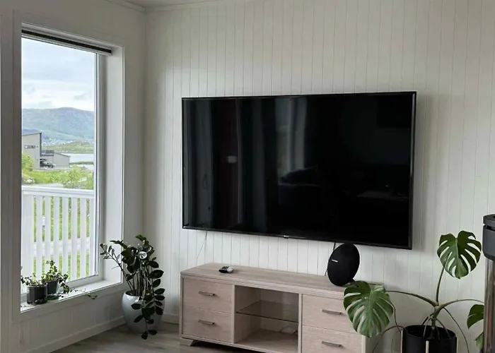 아파트 Cozy Lofoten Hideaway 레크네스