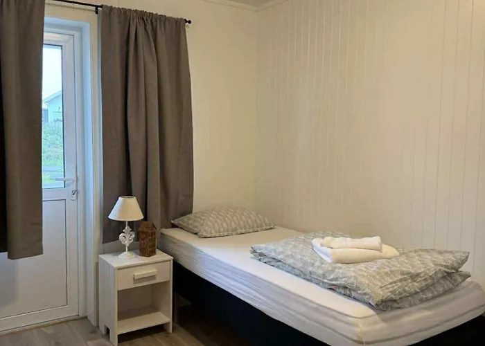 아파트 Cozy Lofoten Hideaway *
