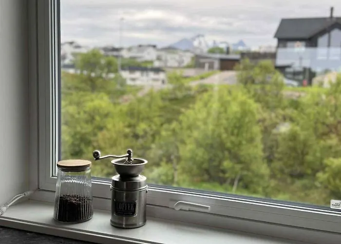 아파트 Cozy Lofoten Hideaway *